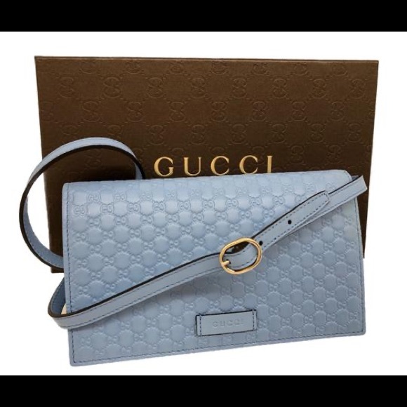 💙 GUCCI Microguccissima Wallet Cross Body Bag - Picture 8 of 8